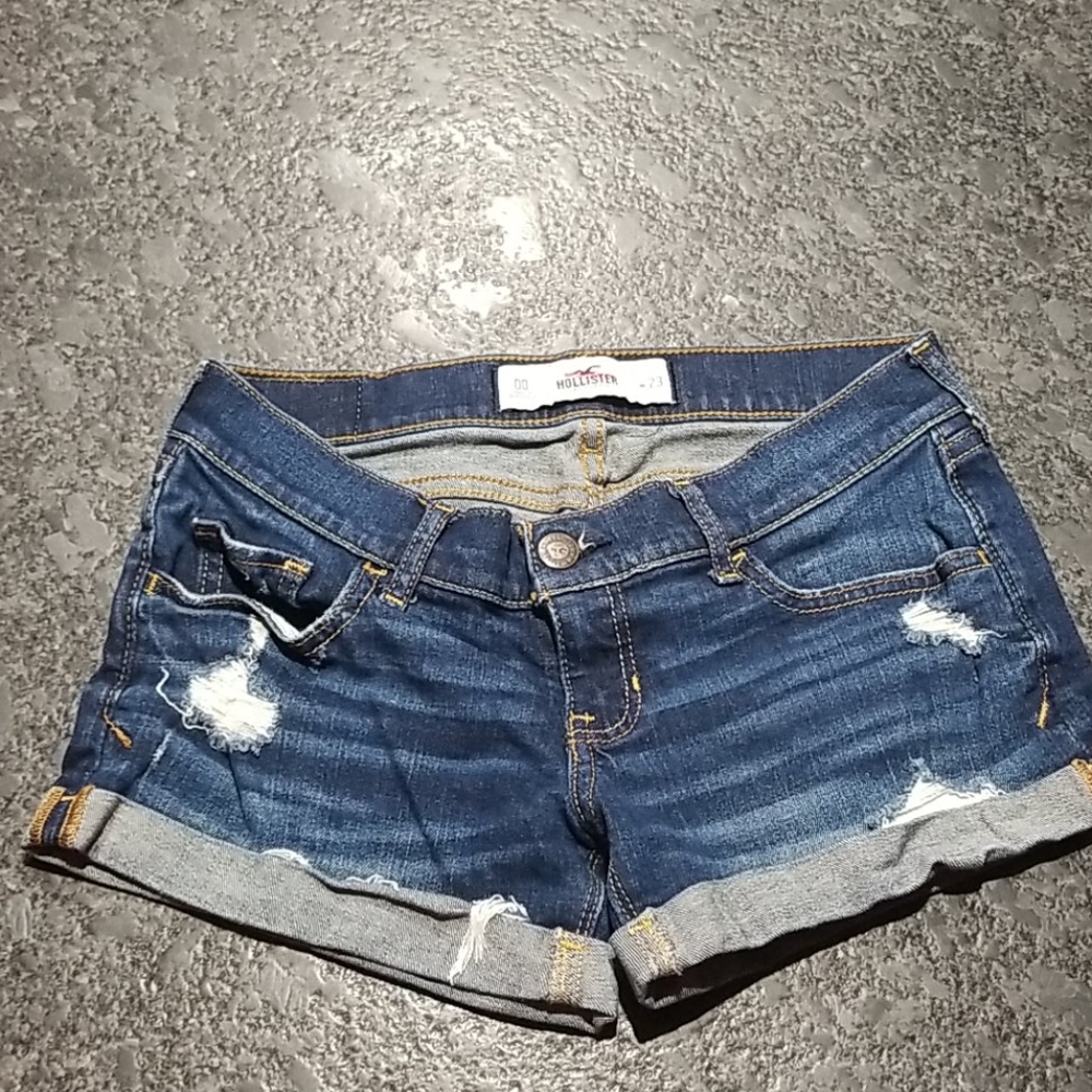 Hollister jean shorts